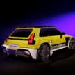 Renault 5 Turbo 3E – 544 PS RWD EV hot hatch, in-wheel motors, 0-100 km/h 3.5 secs, drift handbrake!