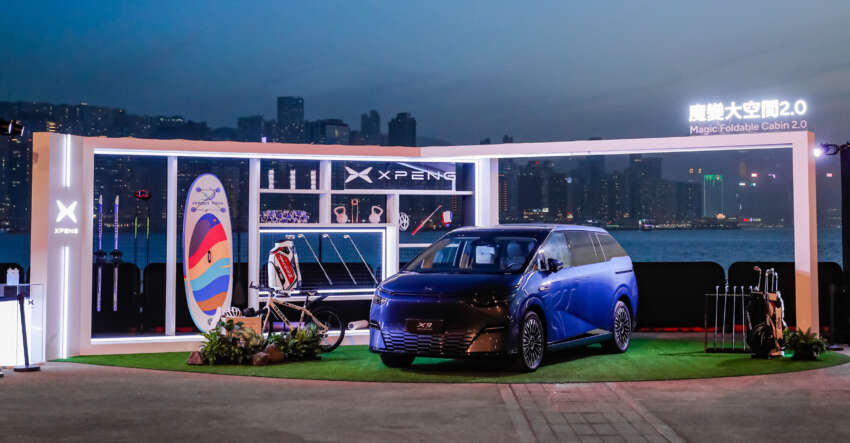 2025 Xpeng X9 facelift globally unveiled – up to 740 km CLTC, soft-close front doors, RR-like self-level hubs 1902128