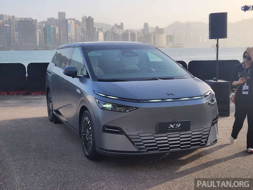2025 Xpeng X9 facelift globally unveiled – up to 740 km CLTC, soft-close front doors, RR-like self-level hubs 1902296