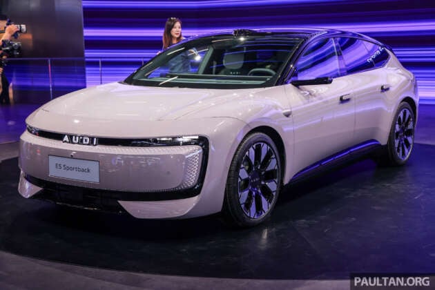 AUDI E5 Sportback EV shown in Shanghai, ditches Ingolstadt design for Chinese style; 770 km range