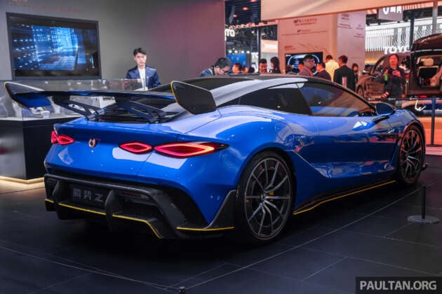 Denza Z in Shanghai – electric sports car concept with magnetic dampers; Porsche rival with over 1,100 PS?