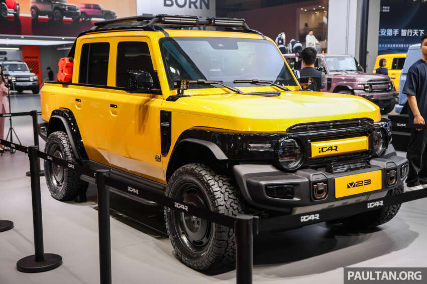 iCar V23 in Shanghai – compact EV off-roader with up to 211 PS, 550 km CLTC range; Malaysia-bound? 1907782