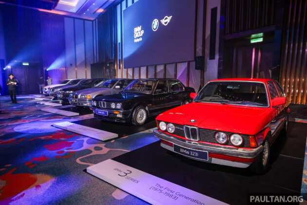 Fifty years of the BMW 3 Series – sports sedan icon’s family gathering featuring E21, E30, E36, E46, E90, F30