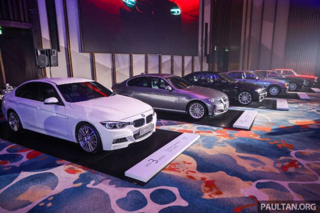 Fifty years of the BMW 3 Series – sports sedan icon’s family gathering featuring E21, E30, E36, E46, E90, F30