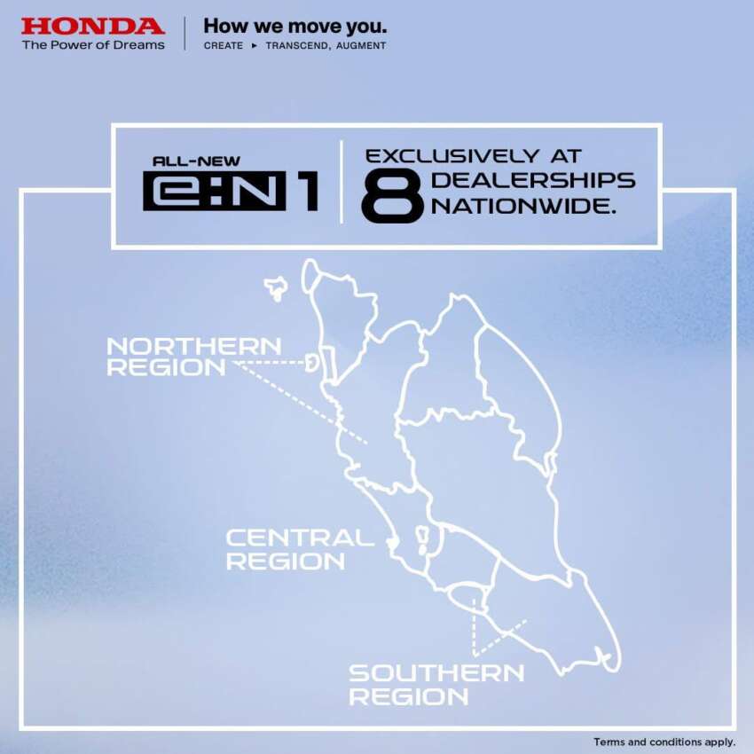 Honda e:N1 – upcoming EV HR-V will only be available through eight selected dealerships across Malaysia 1907660