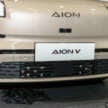 GAC Aion V previewed in Malaysia – 602 km range NEDC, 180 kW DC charging; Malaysia launch Q3 2025