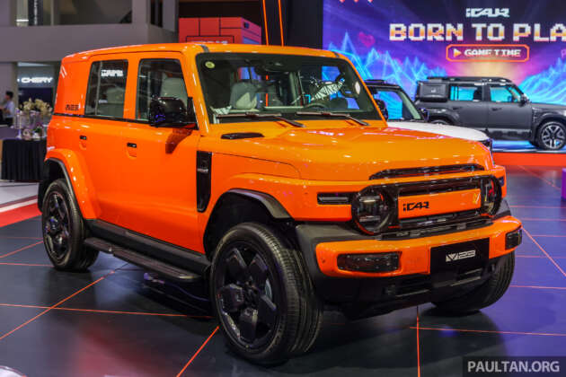 iCaur V23 dipertonton di Malaysia sebelum pelancaran — EV <em>off-road</em> sehingga 211 PS, 550 km jarak CLTC