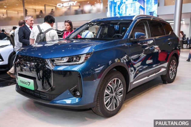 2025 Chery Tiggo 7 facelift with CSH PHEV powertrain on display at Auto Shanghai – coming to Malaysia?