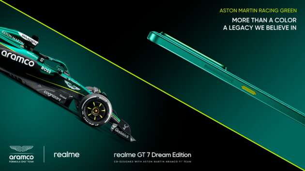 Aston Martin F1 teams up with Realme for GT 7 Dream Edition phone – launching May 27, multi-year deal