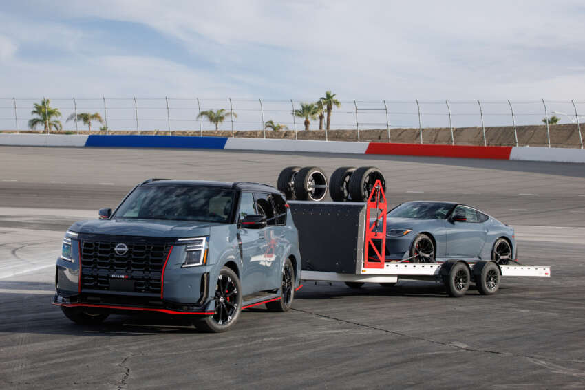 2026 Nissan Patrol Nismo – tuned Armada gets 460 hp; sports air suspension, exhaust; red pinstripe bodykit 1931423