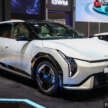 Kia EV4 sedan shown at GIIAS 2025 – 204 PS FWD; two battery sizes, up to 630 km range WLTP