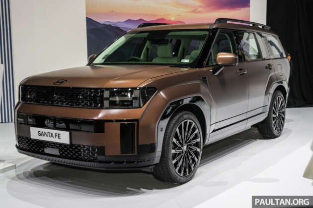 2025 Hyundai Santa Fe in Malaysia – 5th-gen hybrid, 2.5T petrol, 10 airbags, 8-yr warranty, fr RM225k