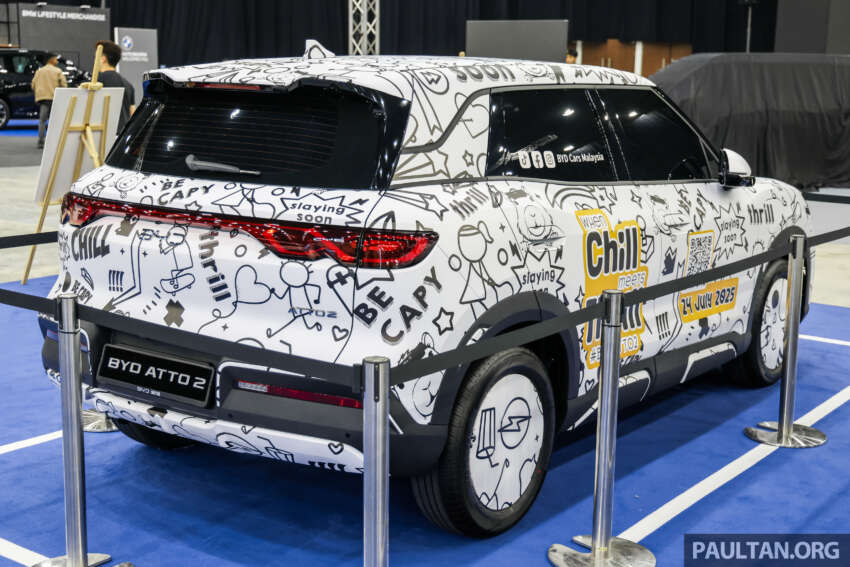 BYD Atto 2 EV previewed at PACE 2025 – compact SUV with 350 km range; X50/HR-V size; launch on July 24 1943322