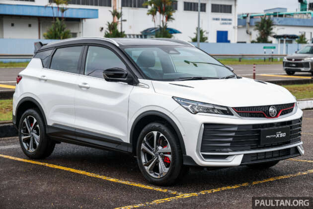 2025 Proton X50 facelift – 2,000 units delivered