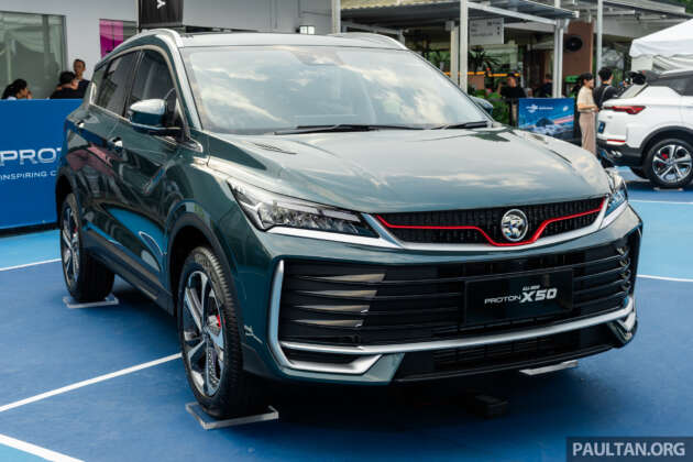 Proton X50 2025 dilancar di Malaysia — tiga varian, 1.5L empat-silinder 181 PS/290 Nm, dari RM86k