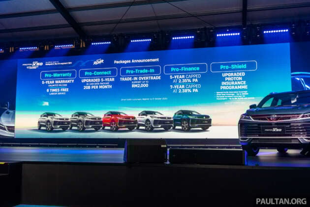 Proton X50 2025 dilancar di Malaysia — tiga varian, 1.5L empat-silinder 181 PS/290 Nm, dari RM86k