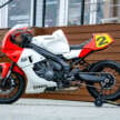 Rainey rides Y-AMT equipped Yamaha XSR900 GP