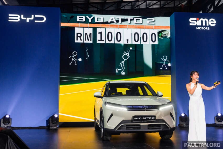 BYD Atto 2 EV launched in Malaysia – one variant with 51.13 kWh battery, 350 km range WLTP; RM100,000 1947243