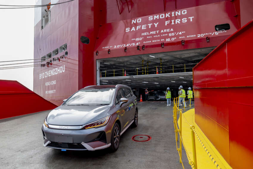 BYD Zhengzhou ship delivers BYD cars to Malaysia – shorter delivery times, greater volumes promised 1952432