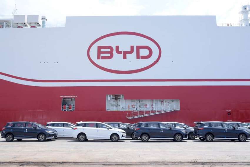 BYD Zhengzhou ship delivers BYD cars to Malaysia – shorter delivery times, greater volumes promised 1952421
