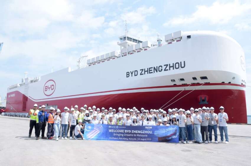 BYD Zhengzhou ship delivers BYD cars to Malaysia – shorter delivery times, greater volumes promised 1952426