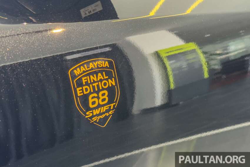 Suzuki Swift Sport Final Edition launched in Malaysia – cosmetic upgrades, 10-inch head unit; from RM138k 1959018