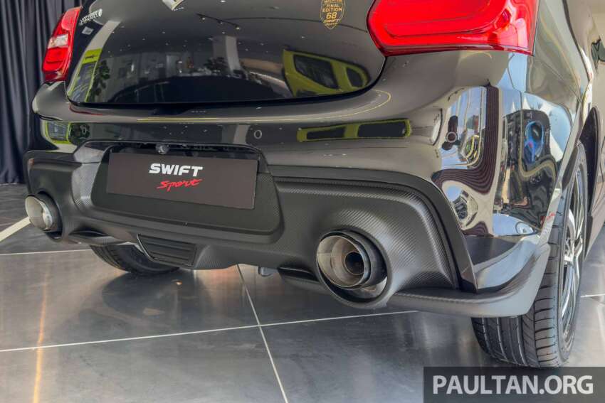 Suzuki Swift Sport Final Edition launched in Malaysia – cosmetic upgrades, 10-inch head unit; from RM138k 1958991