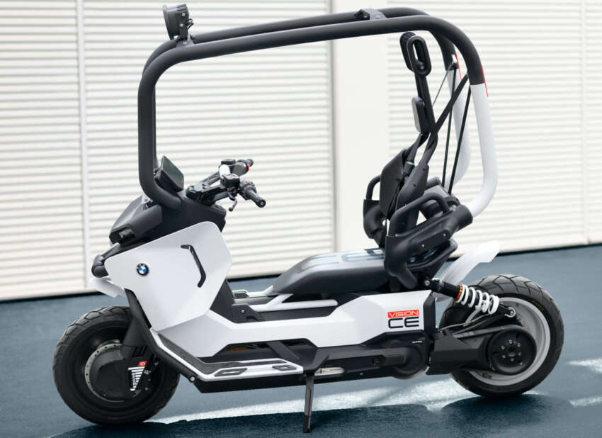 BMW Motorrad Vision CE e-scooter comes with cage 1963030