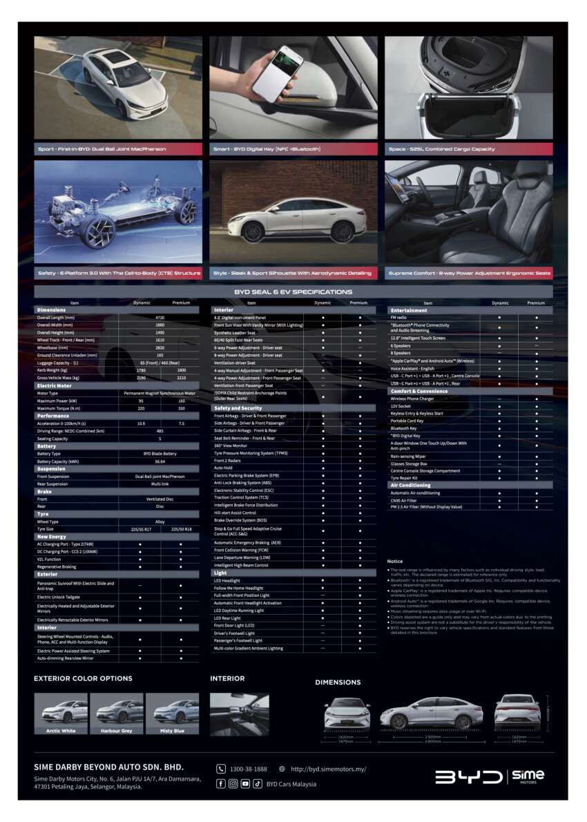 BYD Seal 6 EV launched in Malaysia – more affordable C-seg sedan, over 400 km range, priced from RM100k 1975403