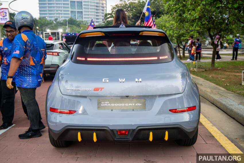 GWM Ora Good Cat GT makes first public appearance at Merdeka parade – sporty EV to be launched soon? 1962931