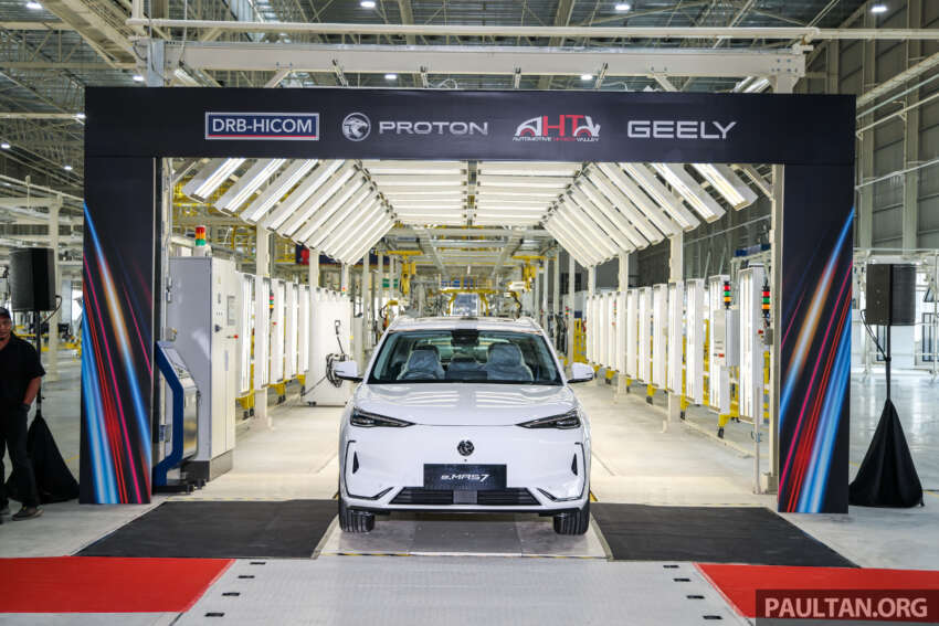 Proton’s dedicated EV plant in Tg Malim launched – CKD eMas 7 kicks off production, eMas 5 next up 1964118