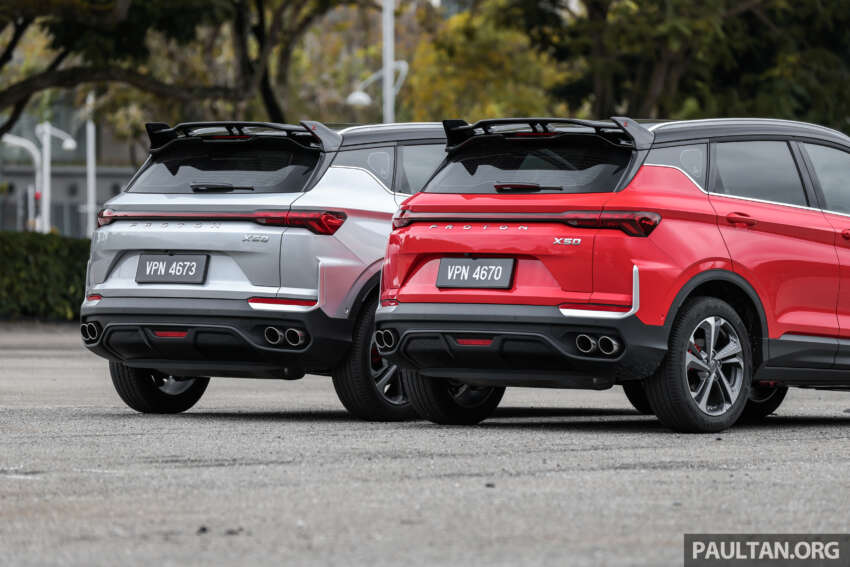2025 Proton X50 facelift – full gallery of Flagship variant with big spoiler, two-tone interior, sunroof 1970422
