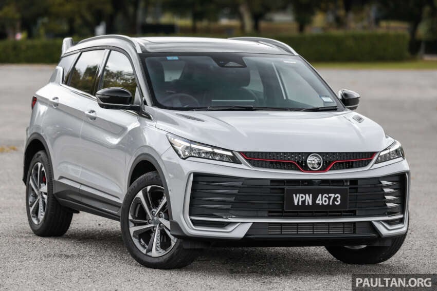 2025 Proton X50 facelift – full gallery of Flagship variant with big spoiler, two-tone interior, sunroof 1970425