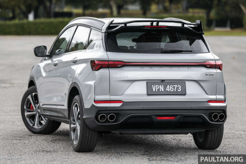 2025 Proton X50 facelift – full gallery of Flagship variant with big spoiler, two-tone interior, sunroof 1970429