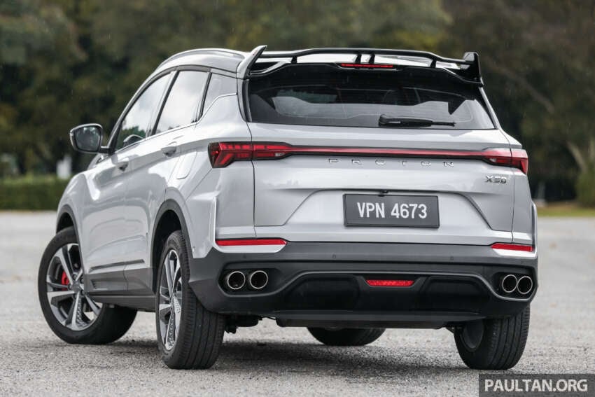 2025 Proton X50 facelift – full gallery of Flagship variant with big spoiler, two-tone interior, sunroof 1970430