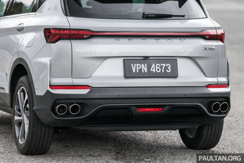 2025 Proton X50 facelift – full gallery of Flagship variant with big spoiler, two-tone interior, sunroof 1970455