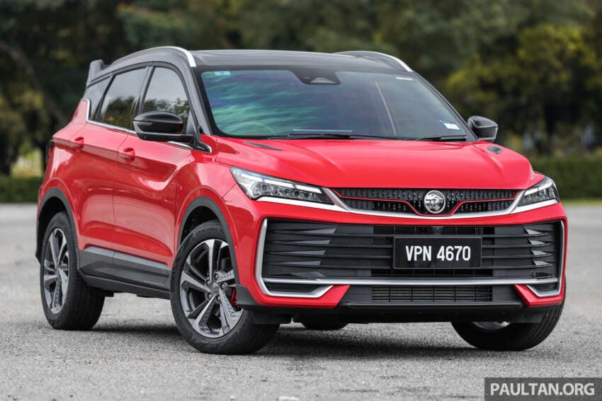 2025 Proton X50 facelift – full gallery of Flagship variant with big spoiler, two-tone interior, sunroof 1970468