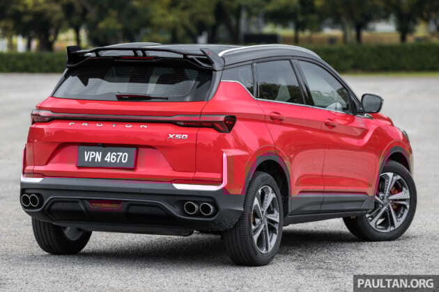Proton X50 2025 — galeri penuh dan terperinci varian Flagship; jana kuasa 181 PS/290 Nm, RM109,300