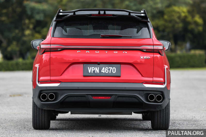 2025 Proton X50 facelift – full gallery of Flagship variant with big spoiler, two-tone interior, sunroof 1970478