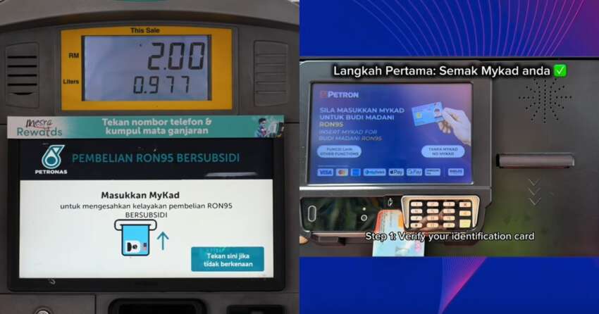 Budi95: tap payment card before MyKad for Petronas, Shell, BHPetrol; but MyKad first then card for Petron 1974242