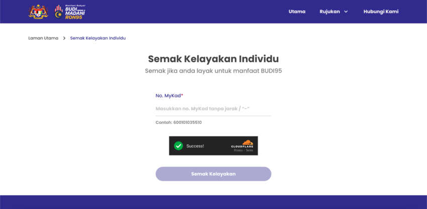 Budi95: website online, Malaysians can now check for RON95 petrol subsidy eligibility with MyKad number 1974567