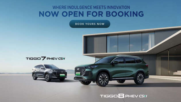 Chery Tiggo 7 PHEV, Tiggo 8 PHEV open for booking in Malaysia – 1,200 km NEDC range; launch soon?