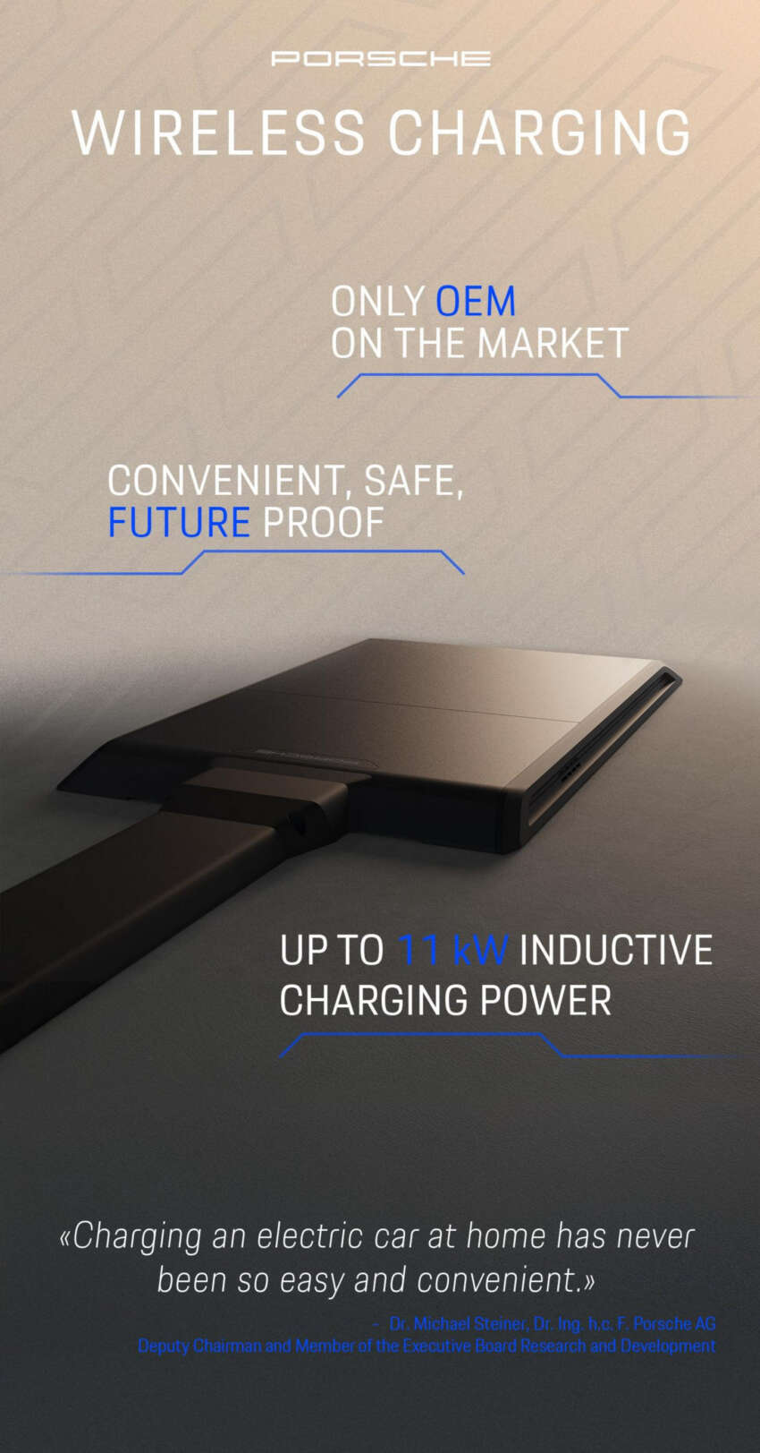 Porsche reveals 11-kW wireless AC charging tech – one-box solution to be offered for Cayenne Electric 1965246