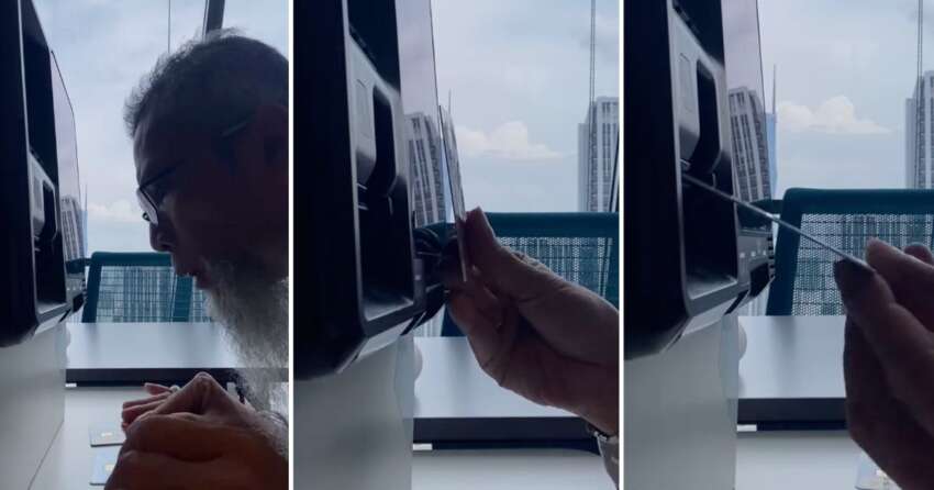 Pak Cik Shell demos MyKad reader at fuel pump for RM1.99 subsidised RON95 – no need to go to counter 1972593