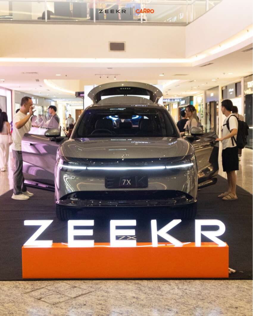 Experience the Zeekr 7X in person at Zeekr Carro’s roadshow – Mid Valley Megamall, South Void 2 1976192