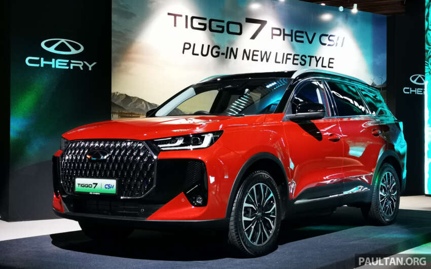 Chery Tiggo 7 PHEV launched in Malaysia – 1.5T petrol hybrid, 90 km EV range, 1,200 km combined; RM130k 1978835