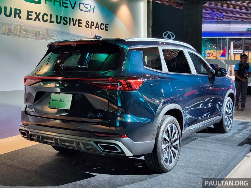 Chery Tiggo 8 PHEV launched in Malaysia: 1.5T hybrid, 1,200 km total range, 90 km EV range, RM159,800 1978933