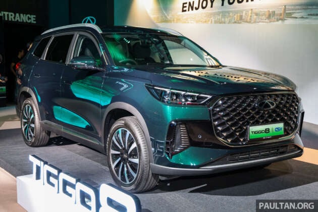 Chery Tiggo 8 PHEV launched in Malaysia: 1.5T hybrid, 1,200 km total range, 90 km EV range, RM159,800
