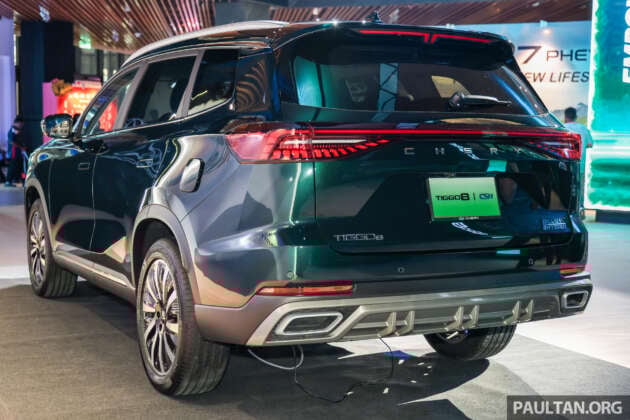 Chery Tiggo 8 PHEV launched in Malaysia: 1.5T hybrid, 1,200 km total range, 90 km EV range, RM159,800