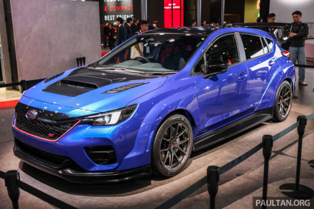 Subaru Performance-B and Performance-E STI concepts preview future petrol, electric WRX STIs